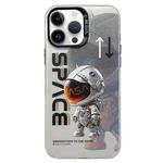 For iPhone 12 Pro Max Astronaut Pattern PC Phone Case(Gray Astronaut)