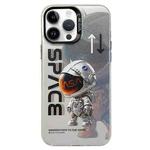 For iPhone 12 Pro Astronaut Pattern PC Phone Case(Gray Astronaut)