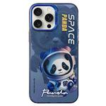 For iPhone 15 Pro Max Astronaut Pattern PC Phone Case(Blue Space Panda)