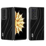 For Honor Magic V2 Galactic Pattern Protective Phone Case(Black)