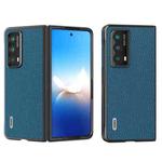 For Honor Magic Vs2 ABEEL Genuine Leather Litchi Texture Phone Case(Blue)