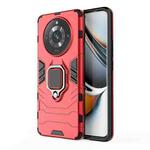 For Realme 11 Pro/11 Pro+ Magnetic Ring Holder PC + TPU Phone Case(Red)