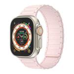 For Apple Watch Ultra 49mm Magnetic Loop Silicone Watch Band(Pink)