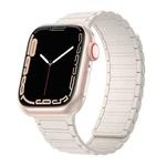 For Apple Watch SE 40mm Magnetic Loop Silicone Watch Band(Starlight)