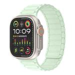 For Apple Watch Ultra 2 49mm Magnetic Loop Silicone Watch Band(Light Mint)