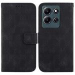 For Infinix Note 30i Double 8-shaped Embossed Leather Phone Case(Black)