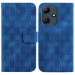 For Infinix Hot 30i / X669C Double 8-shaped Embossed Leather Phone Case(Blue)