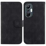 For Infinix Hot 20S Double 8-shaped Embossed Leather Phone Case(Black)