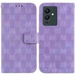 For Infinix Note 12 Pro 5G / Note 12 5G Double 8-shaped Embossed Leather Phone Case(Purple)