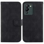 For Infinix Note 12 G96 / X670 Double 8-shaped Embossed Leather Phone Case(Black)