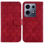 For Infinix Note 30 VIP Double 8-shaped Embossed Leather Phone Case(Red)