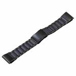 For Garmin Forerunner 965/955/945/935 22mm Quick Release Five Bead Titanium Steel Watch Band(Black)