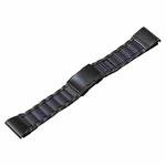 For Garmin Tactix 7 Pro/Fenix 7X/6X Pro 26mm Quick Release Five Bead Titanium Steel Watch Band(Black)
