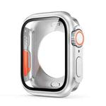 For Apple Watch Series 8 / 7 41mm Change to Ultra 49mm All-Inclusive Film Hybrid PC Watch Case(Silver)