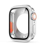 For Apple Watch Series 9 / 8 / 7 45mm Change to Ultra 49mm All-Inclusive Film Hybrid PC Watch Case(Silver)