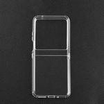 For Motorola Razr 40 Ultra Transparent TPU Hinge Shockproof Protective Phone Case