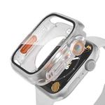 For Apple Watch Series 9 / 8 / 7 45mm Change to Ultra 49mm Waterproof All-Inclusive Film Hybrid PC Watch Case(Transparent)