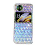 For vivo X Flip Colorful Diamond Texture PC Phone Case(Gradient Pink Blue)