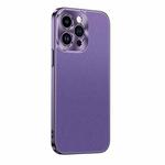 For iPhone 14 Pro Starshine Frosted Series Airbag Shockproof Phone Case(Purple)