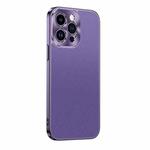 For iPhone 15 Pro Max Starshine Frosted Series Airbag Shockproof Phone Case(Purple)