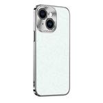 For iPhone 15 Plus Starshine Frosted Series Airbag Shockproof Phone Case(White)