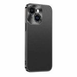 For iPhone 15 Plus Starshine Frosted Series Airbag Shockproof Phone Case(Black)