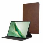 For Honor MagicPad 2 12.3 TPU Flip Tablet Protective Leather Case(Brown)