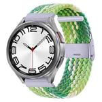 For Samsung Galaxy Watch 6 / 6 Classic Nylon Braided Metal Buckle Watch Band(Turquoise)