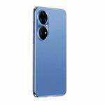 For Huawei P50 Starshine Frosted Series Airbag Shockproof Phone Case(Blue)