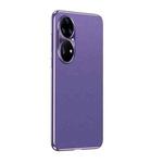 For Huawei P50 Starshine Frosted Series Airbag Shockproof Phone Case(Purple)