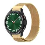 For Samsung Galaxy Watch 6 / 6 Classic Milan Magnetic Metal Watch Band(Gold)