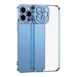 For iPhone 15 Pro Max Electroplating TPU Phone Case(Blue)