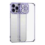 For iPhone 15 Pro Electroplating TPU Phone Case(Purple)