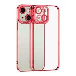 For iPhone 15 Plus Electroplating TPU Phone Case(Red)