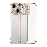 For iPhone 15 Plus Electroplating TPU Phone Case(Gold)
