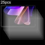 For Blackview MEGA2 12 25pcs 9H 0.3mm Explosion-proof Tempered Glass Film