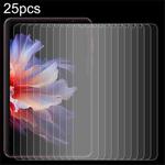 For Blackview Zeno 1 / Techlife Pad Lite 25pcs 9H 0.3mm Explosion-proof Tempered Glass Film