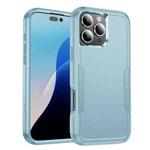 For iPhone 16 Pro Max Commuter Shockproof TPU + PC Phone Case(Grey Green)