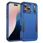 For iPhone 17 Pro Max Commuter Shockproof TPU + PC Phone Case(Royal Blue+Black)