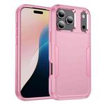 For iPhone 17 Pro Commuter Shockproof TPU + PC Phone Case(Pink)