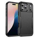 For iPhone 17 Pro Commuter Shockproof TPU + PC Phone Case(Black)