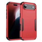 For iPhone 17 Air Commuter Shockproof TPU + PC Phone Case(Red+Black)