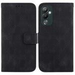 For Tecno Pova 4 Double 8-shaped Embossed Leather Phone Case(Black)