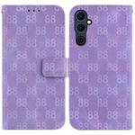 For Tecno Pova Neo 2 Double 8-shaped Embossed Leather Phone Case(Purple)