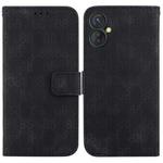 For Tecno Spark 9 Pro / 9T / KH7 Double 8-shaped Embossed Leather Phone Case(Black)