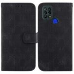 For Tecno Pova 4G / LD7 Double 8-shaped Embossed Leather Phone Case(Black)