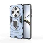 For OPPO Find X8 Pro PC + TPU Shockproof Protective Phone Case with Magnetic Ring Holder(Navy Blue)