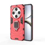 For OPPO Find X8 Pro PC + TPU Shockproof Protective Phone Case with Magnetic Ring Holder(Red)