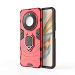 For Honor X60 5G PC + TPU Shockproof Protective Phone Case with Magnetic Ring Holder(Red)