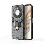 For Honor X60 5G PC + TPU Shockproof Protective Phone Case with Magnetic Ring Holder(Black)